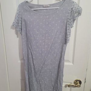 Linen Polka Dot Dress